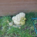 Our little troll (by the shed)